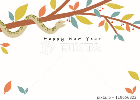 巳年年賀状 119656822