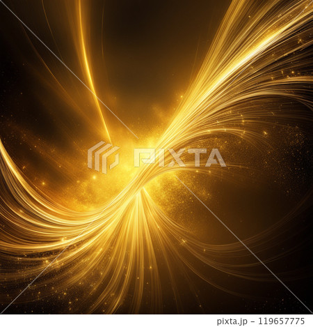 Gold texture background,abstract fantasy gold background with light and bokeh effect. 119657775