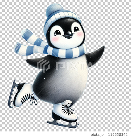 企鵝滑冰 119658342