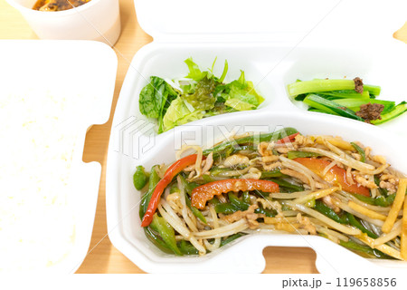 おいしいチンジャオロースの中華弁当 おいしいチンジャオロースの中華弁当 119658856