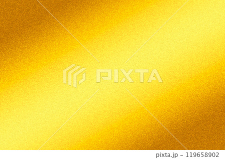 金屏風の様な背景テクスチャ(イエローゴールド)斜めグラデーション 119658902
