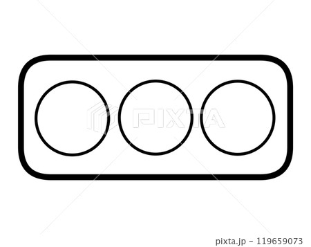 信号機(線画のみ) 信号機(線画のみ) 119659073