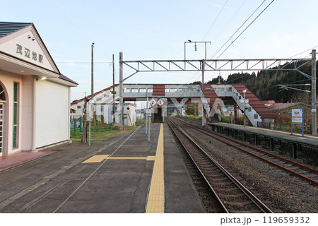 茂辺地駅　もへじ　Moheji　sh06　道南いさりび鉄道 119659332