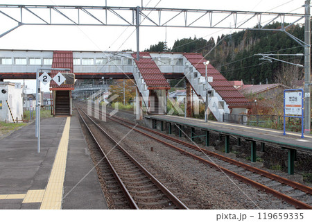 茂辺地駅　もへじ　Moheji　sh06　道南いさりび鉄道 119659335