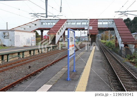 茂辺地駅　もへじ　Moheji　sh06　道南いさりび鉄道 119659341