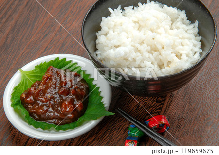 油味噌、沖縄の郷土料理 油味噌、沖縄の郷土料理 119659675