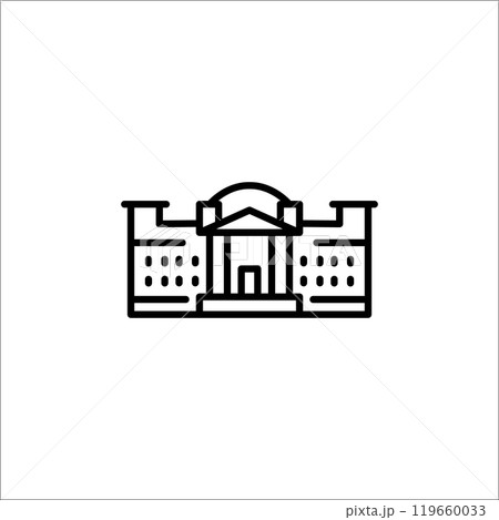 Government building icon 119660033