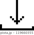 ダウンロードのドット絵のアイコン 119660355