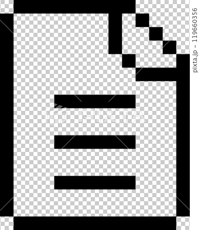 File pixel icon 119660356