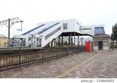 上磯駅　かみいそ　Kamiiso　sh07　道南いさりび鉄道 119660803