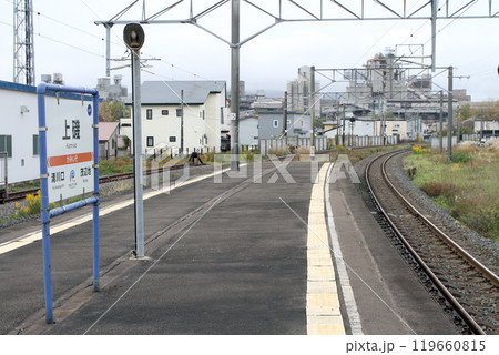 上磯駅　かみいそ　Kamiiso　sh07　道南いさりび鉄道 119660815