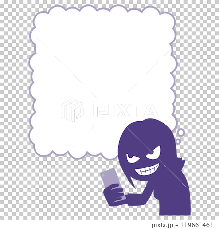 用智慧型手機發揮狡猾技能的女人 用智慧型手機發揮狡猾技能的女人 119661461