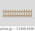木製の柵 119661696