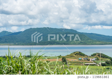 小浜島 西大岳展望台からの眺め 小浜島 西大岳展望台からの眺め 119661861