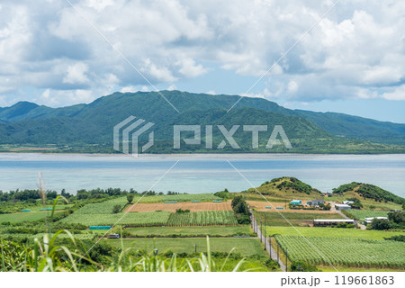 小浜島 西大岳展望台からの眺め 小浜島 西大岳展望台からの眺め 119661863