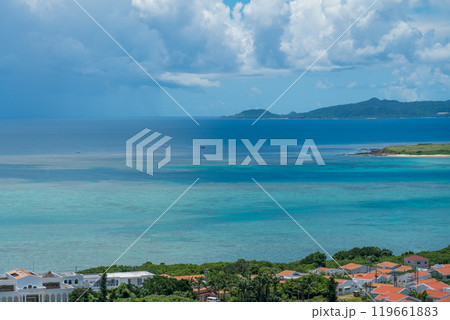 小浜島 西大岳展望台からの眺め 小浜島 西大岳展望台からの眺め 119661883