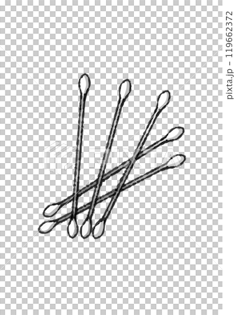 White cotton buds White cotton buds 119662372