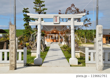 埼玉県行田市下中条 美しい治子神社 埼玉県行田市下中条 美しい治子神社 119662761