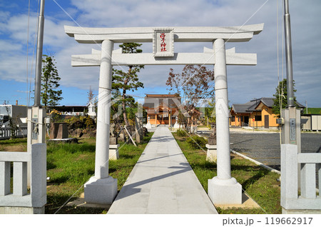 埼玉県行田市下中条 美しい治子神社 埼玉県行田市下中条 美しい治子神社 119662917