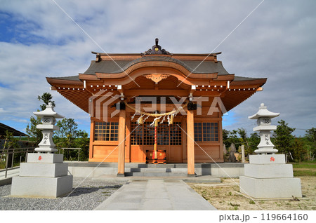 埼玉県行田市下中条　美しい治子神社 119664160