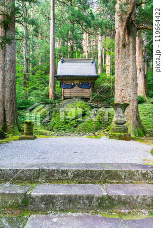 雄山神社　芦峅中宮（霊峰立山の山岳信仰）　立山若宮（東本殿）　（富山県中新川郡立山町） 119664422