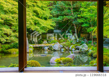 【京都風景】蓮華寺　洛北の静かな池泉式鑑賞庭園 119666318