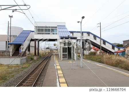七重浜駅　ななえはま　Nanaehama　sh11　道南いさりび鉄道 119666704