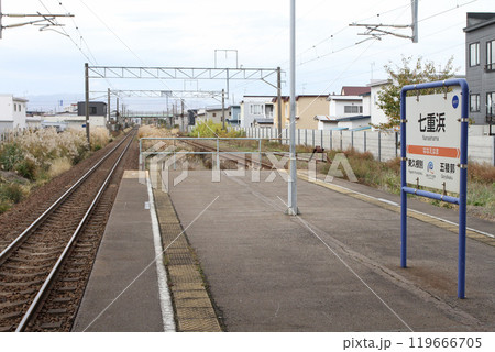 七重浜駅 ななえはま Nanaehama sh11 道南いさりび鉄道 七重浜駅 ななえはま Nanaehama sh11 道南いさりび鉄道 119666705