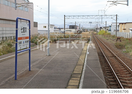 七重浜駅　ななえはま　Nanaehama　sh11　道南いさりび鉄道 119666706