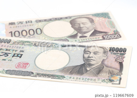 紙幣,日本円,お札,マネー,お金,1万円札,現金,通貨,金,経済,円,札,金融、キャッシュ 119667609