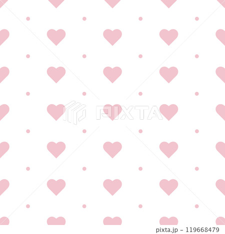 Pink hearts seamless pattern background vector illustration Pink hearts seamless pattern background vector illustration 119668479