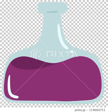 a bottle of liquid a bottle of liquid 119668751