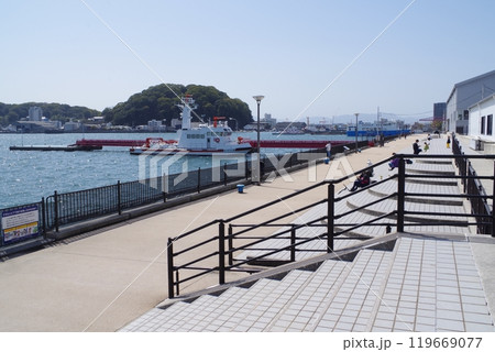 広島港波止場公園の景色 119669077