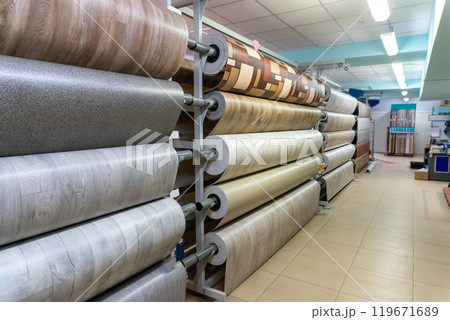 Different types of linoleum 119671689