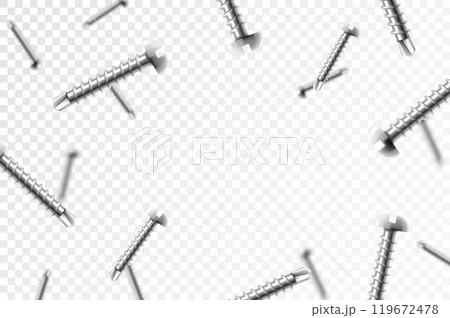 screws pattern on white background 119672478