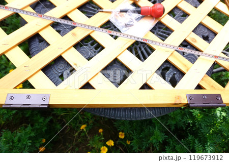 フェンス DIY フェンス DIY 119673912