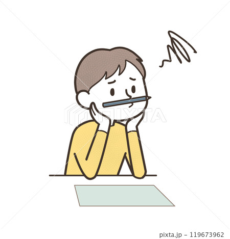 勉強したくない子供 119673962