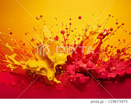 Colorful ink explosion_カラフルなインクの爆発 Colorful ink explosion_カラフルなインクの爆発 119673975