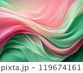 ピンクと緑のグラデーション ピンクと緑のグラデーション 119674161