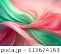 ピンクとミントグリーンの渦巻 ピンクとミントグリーンの渦巻 119674163