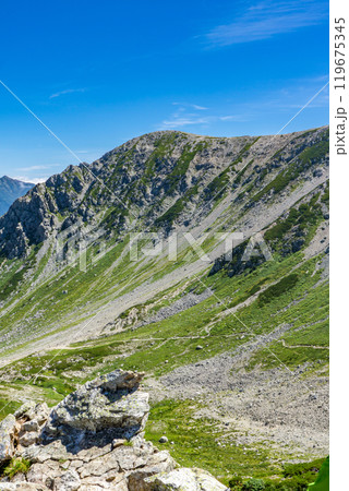劔御前山から見る別山(北峰) 北アルプス劔岳登山 劔御前山から見る別山(北峰) 北アルプス劔岳登山 119675345