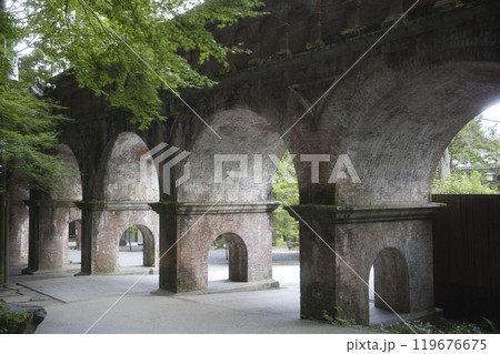 水路閣と青もみじ27 119676675