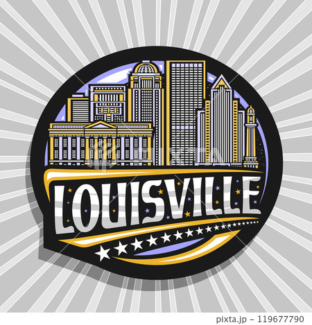 Vector logo for Louisville Vector logo for Louisville 119677790