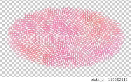 Pink oval frame drawn with colored pencils Pink oval frame drawn with colored pencils 119682115