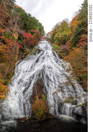 深まる奥日光の紅葉風景 深まる奥日光の紅葉風景 119682582