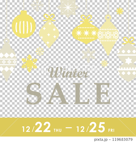 Winter Sale Banner (Background Christmas Winter Sale Web EC 1:1) 119683079