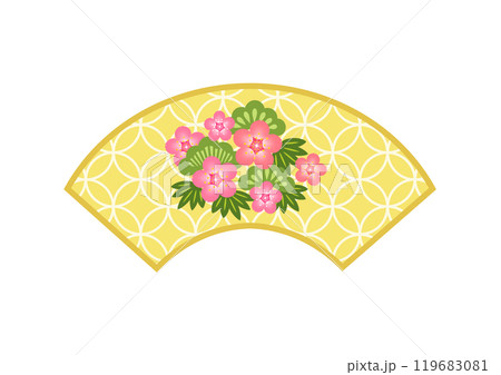 和柄の背景 119683081