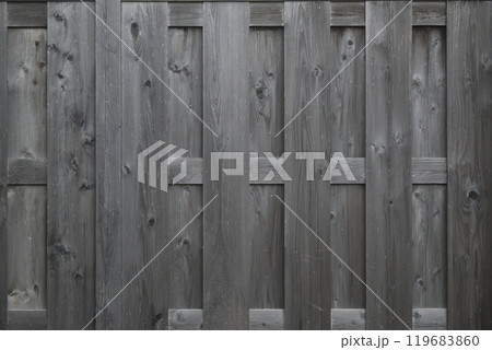 木の塀 木の塀 119683860