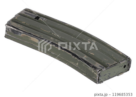 Standard issue 30-round M16 magazine Standard issue 30-round M16 magazine 119685353