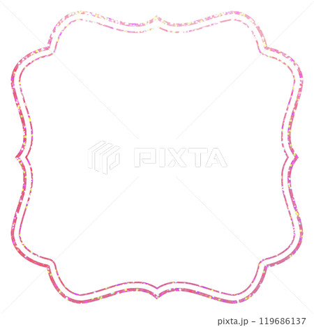 ホログラム箔_フレーム_四角 ホログラム箔_フレーム_四角 119686137